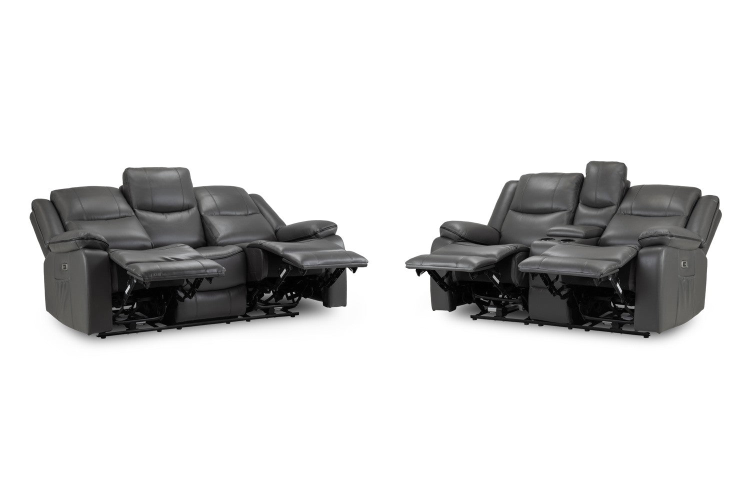 Harald Recliner Grey 3+2 Bundle