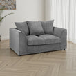 Harley Jumbo Sofa Grey 2 Seater