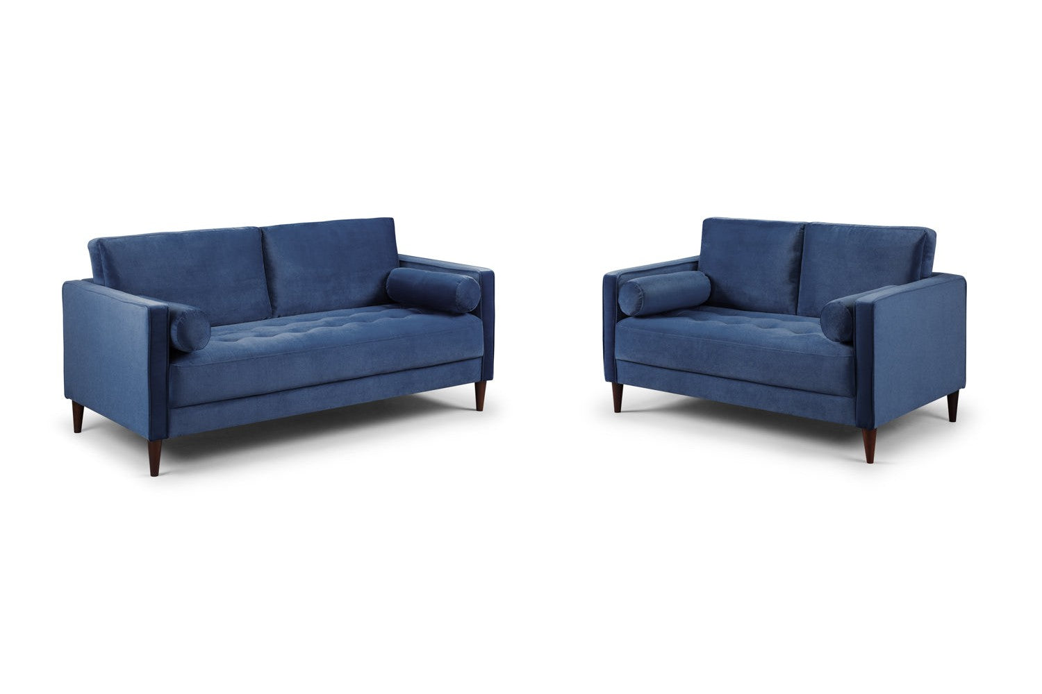 Harper Sofa Plush Blue 3+2 Set