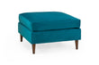 Harper Sofa Plush Teal Footstool