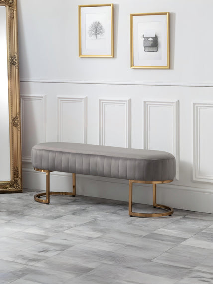Hazelwood Bench Grey