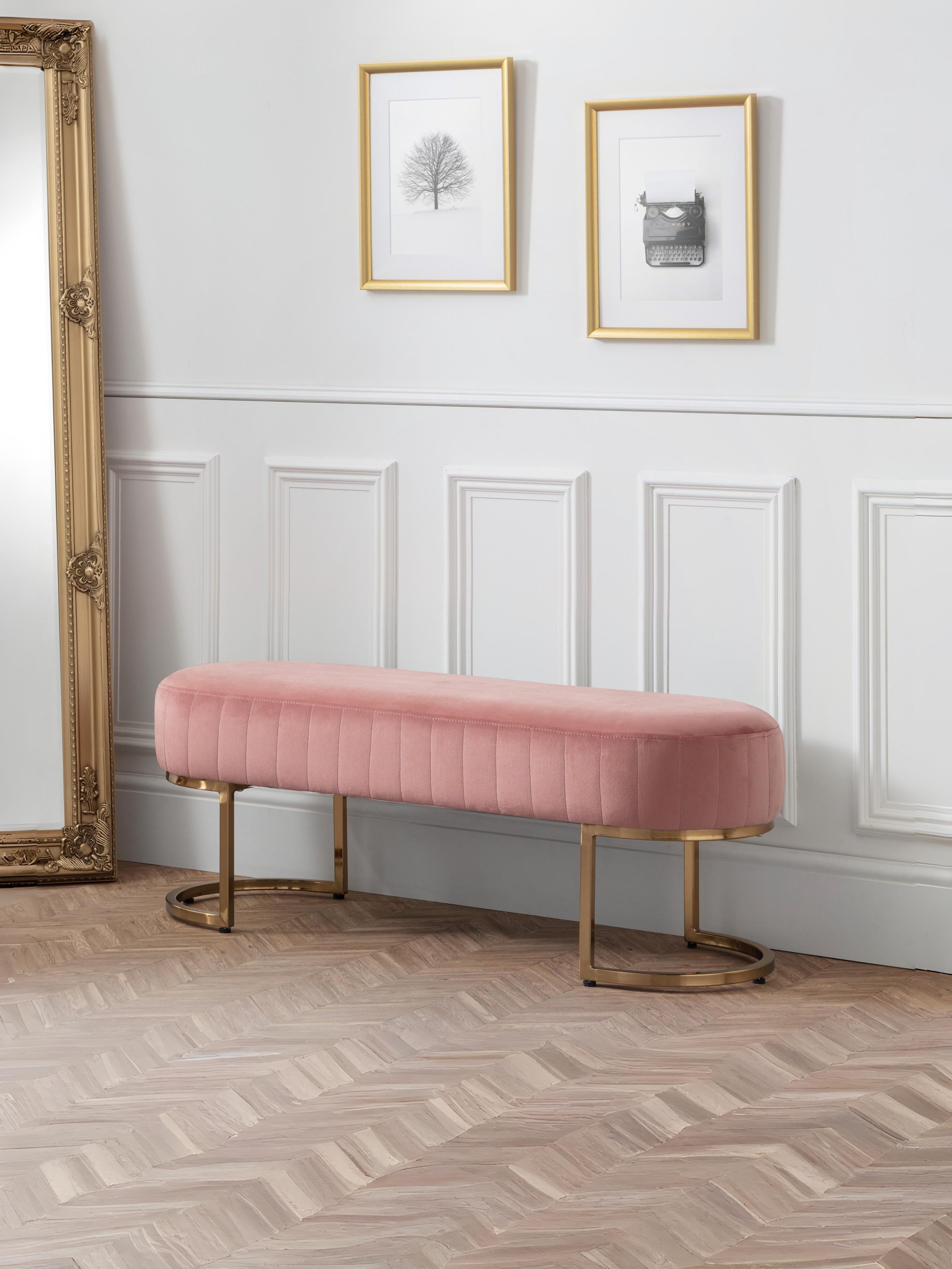 Hazelwood Bench Pink