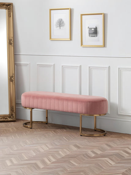Hazelwood Bench Pink