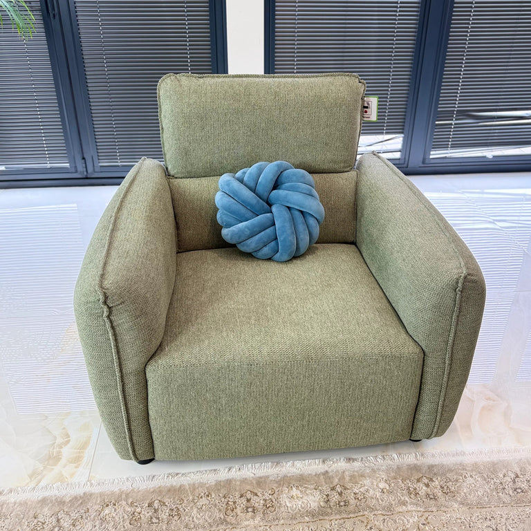 Ascot Sofa Green Armchair