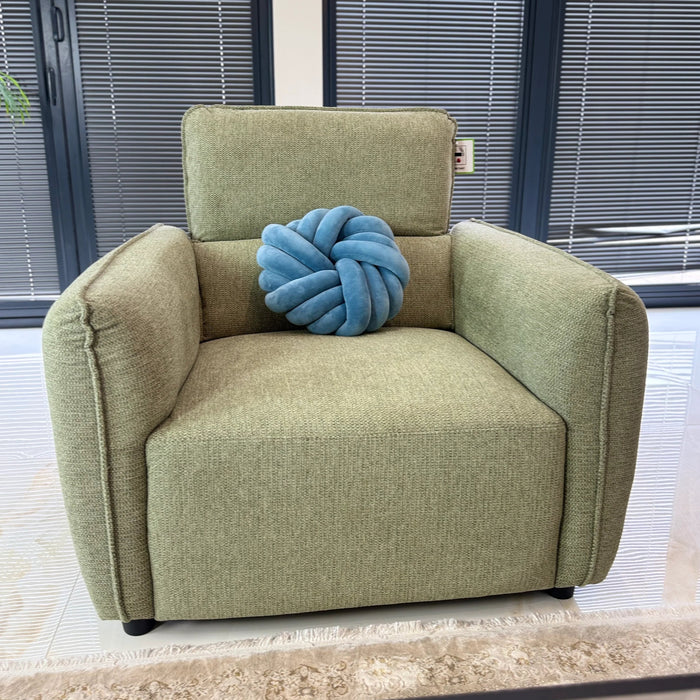 Ascot Sofa Green Armchair