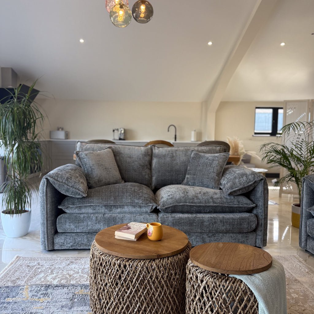 Solaya Sofa Grey 3 Seater
