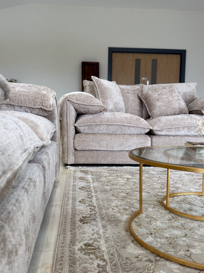 Solaya Sofa Beige 3 Seater
