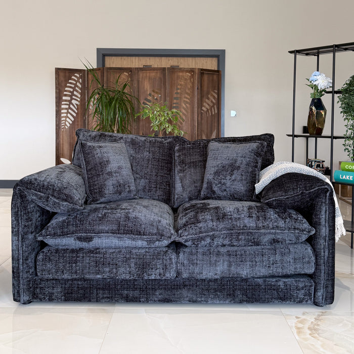 Solaya Sofa Black 2 Seater