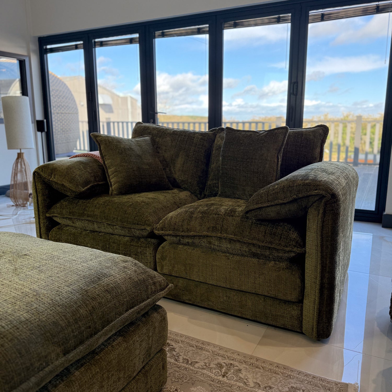 Solaya Sofa Green 2 Seater