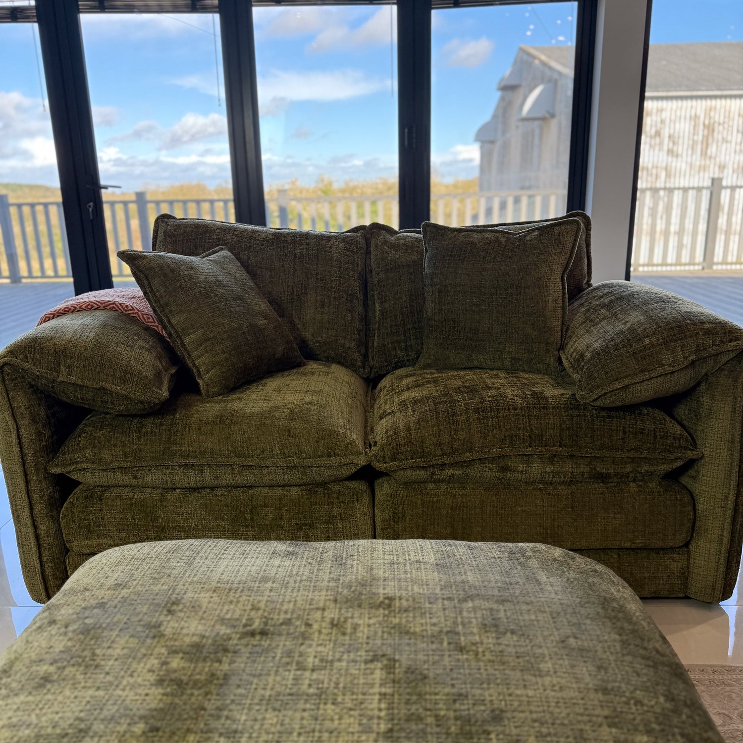 Solaya Sofa Green 2 Seater