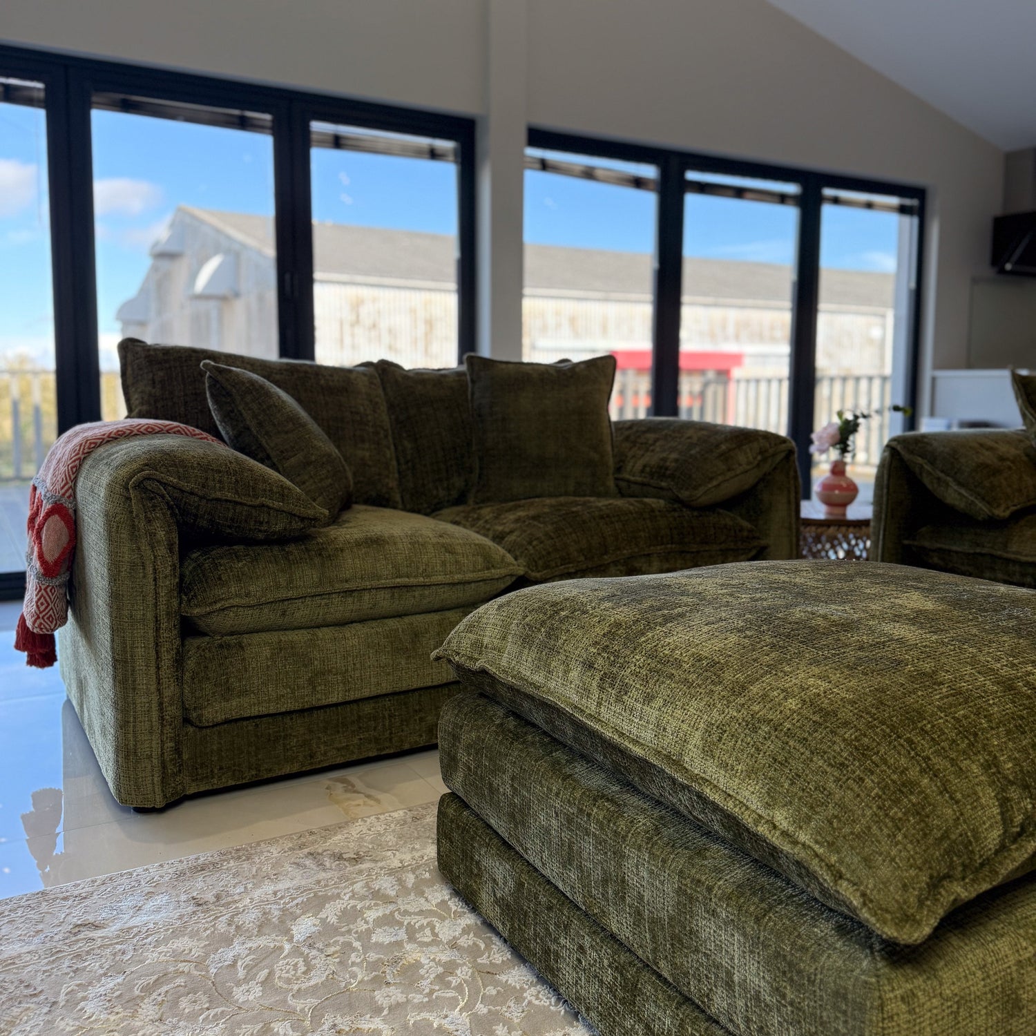 Solaya Sofa Green 2 Seater