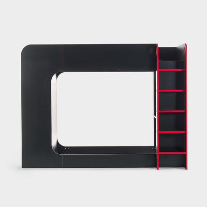 Indigo Gaming Bunk Bed Black & Red