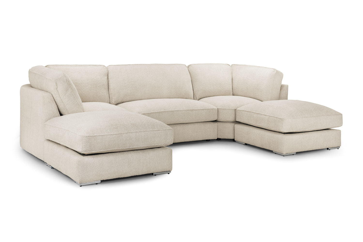 Inga Fullback Sofa Beige U Shape Corner