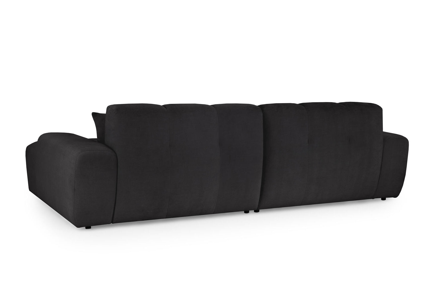 Jacob Sofa Black Right Hand Facing Corner