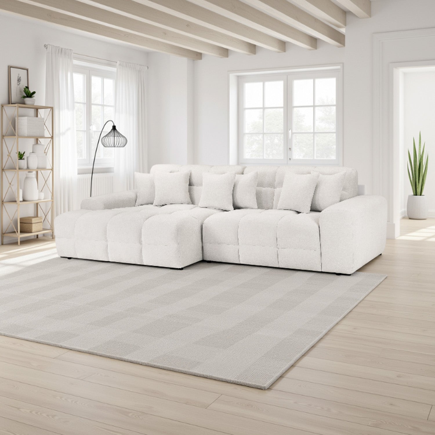 Jacob Sofa Natural Left Hand Facing Corner