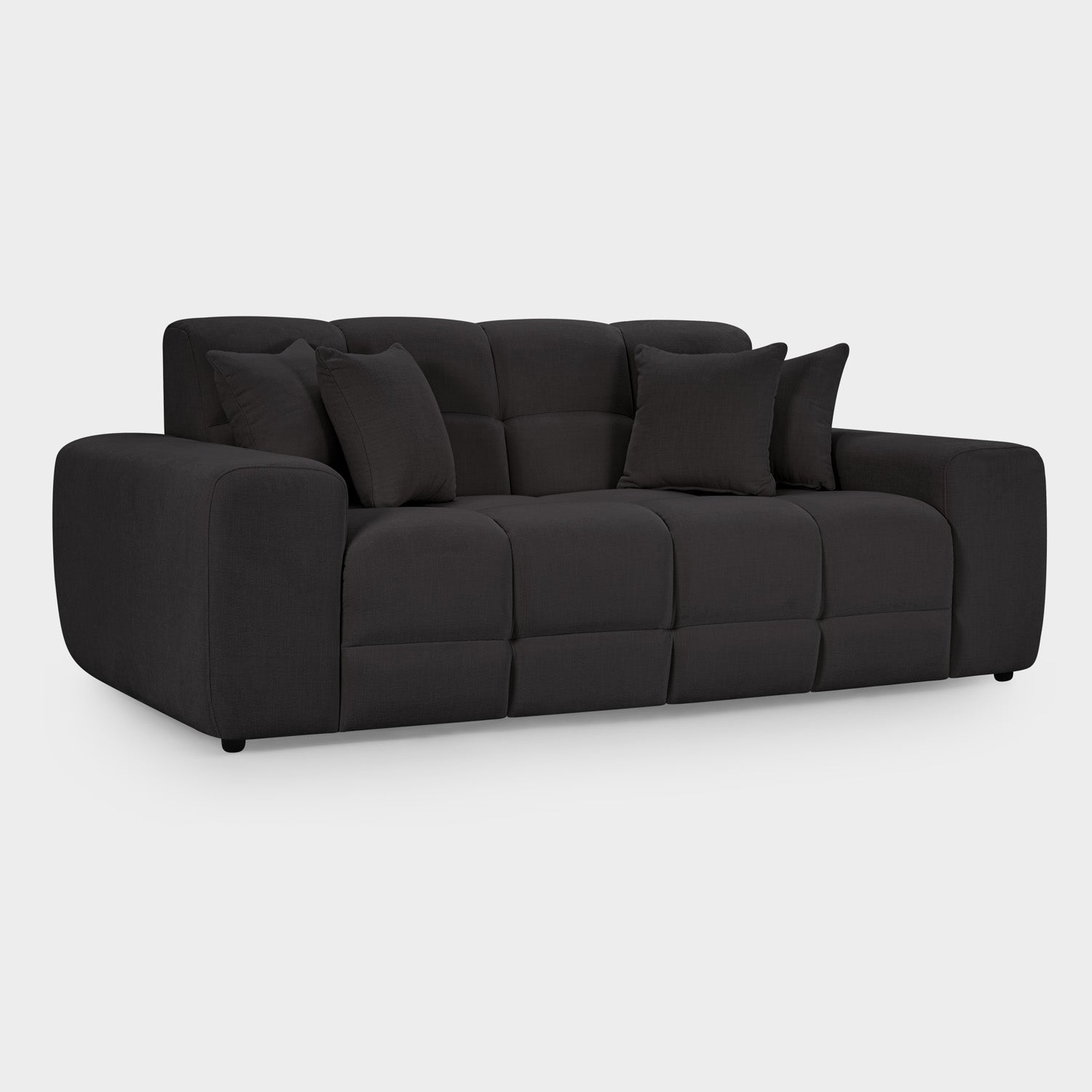 Jacob Sofa 3 Seater Black
