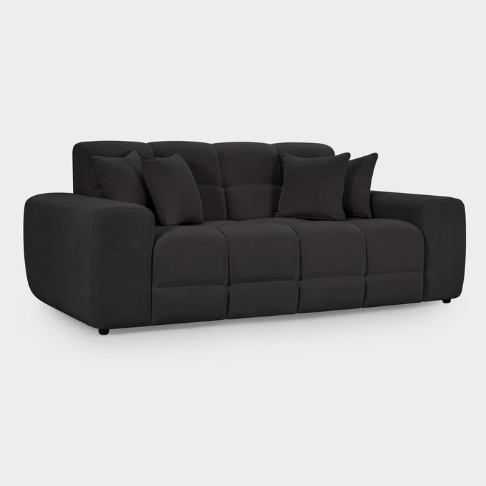 Jacob Sofa 3 Seater Black