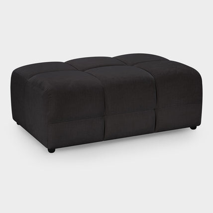 Jacob Sofa Footstool Black