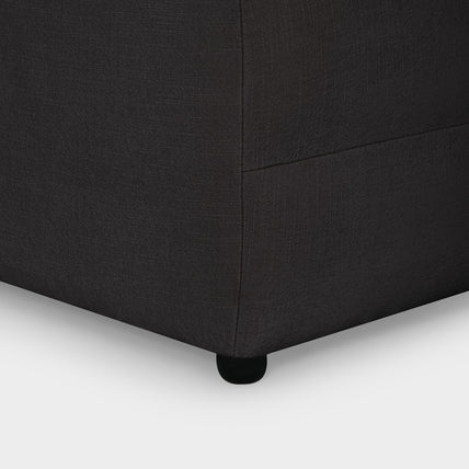 Jacob Sofa Footstool Black
