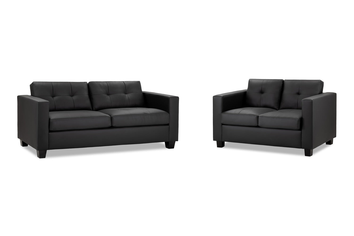 Jerry Sofa Black 3+2 Set