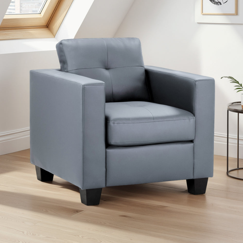 Jerry Sofa Grey Armchair