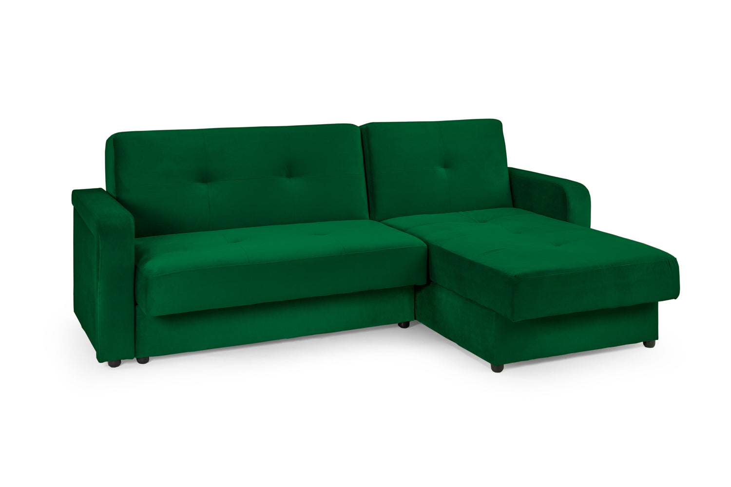 Kair Sofa Bed Plush Green Universal Corner