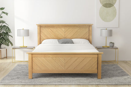 Kenji Bed Frame Double Oak