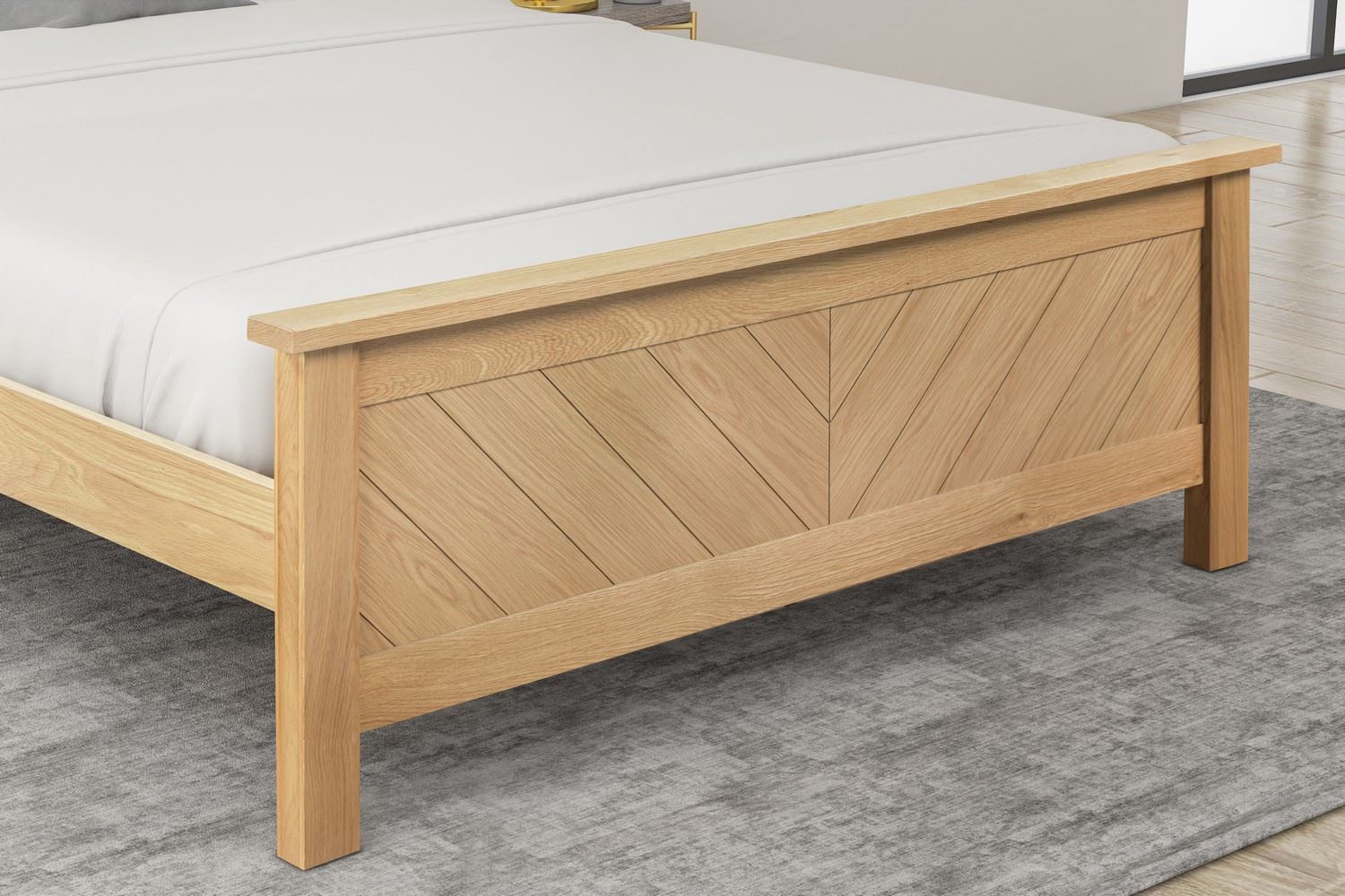 Kenji Bed Frame King Oak