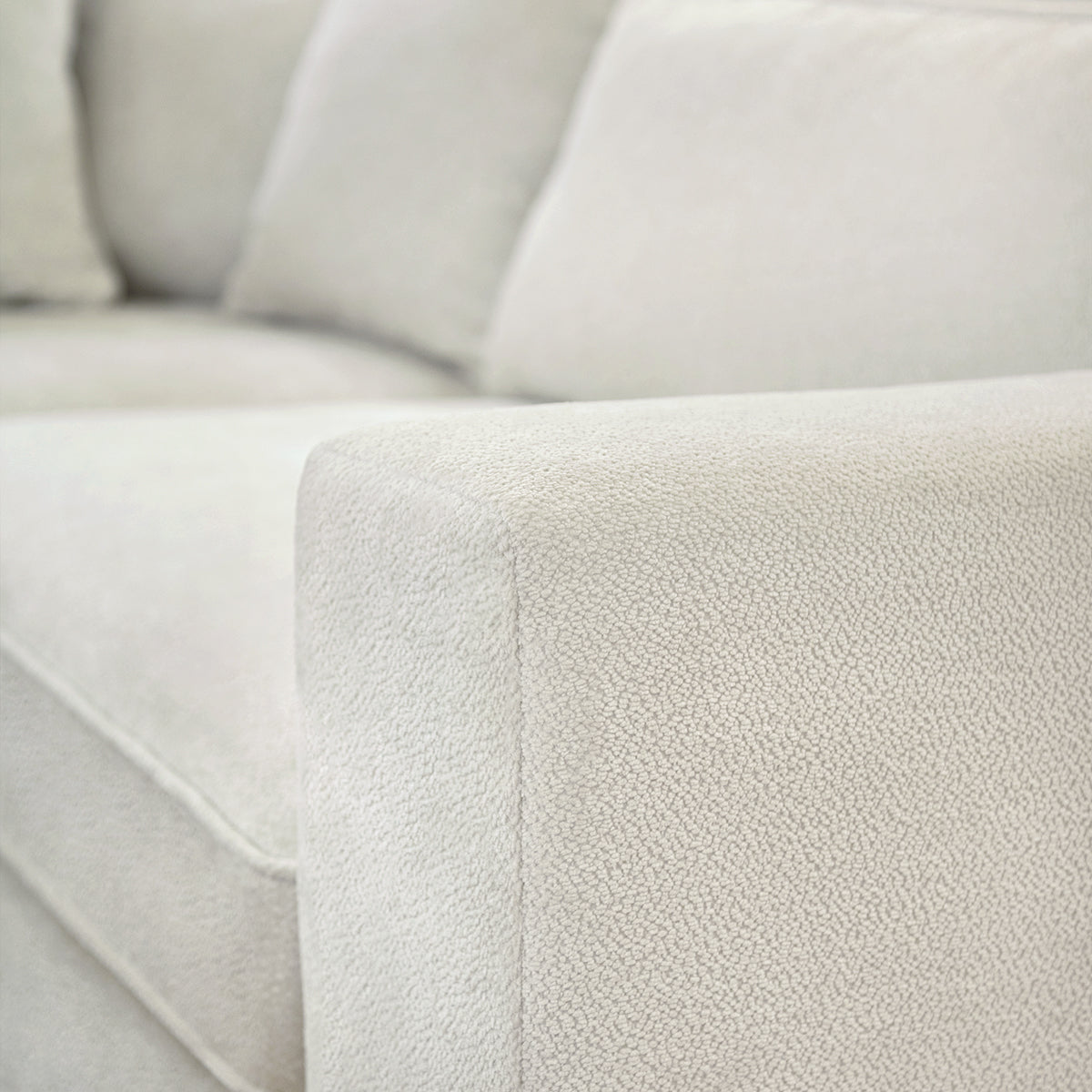 Kiana Modular Sofa Ivory Right Hand Facing Corner