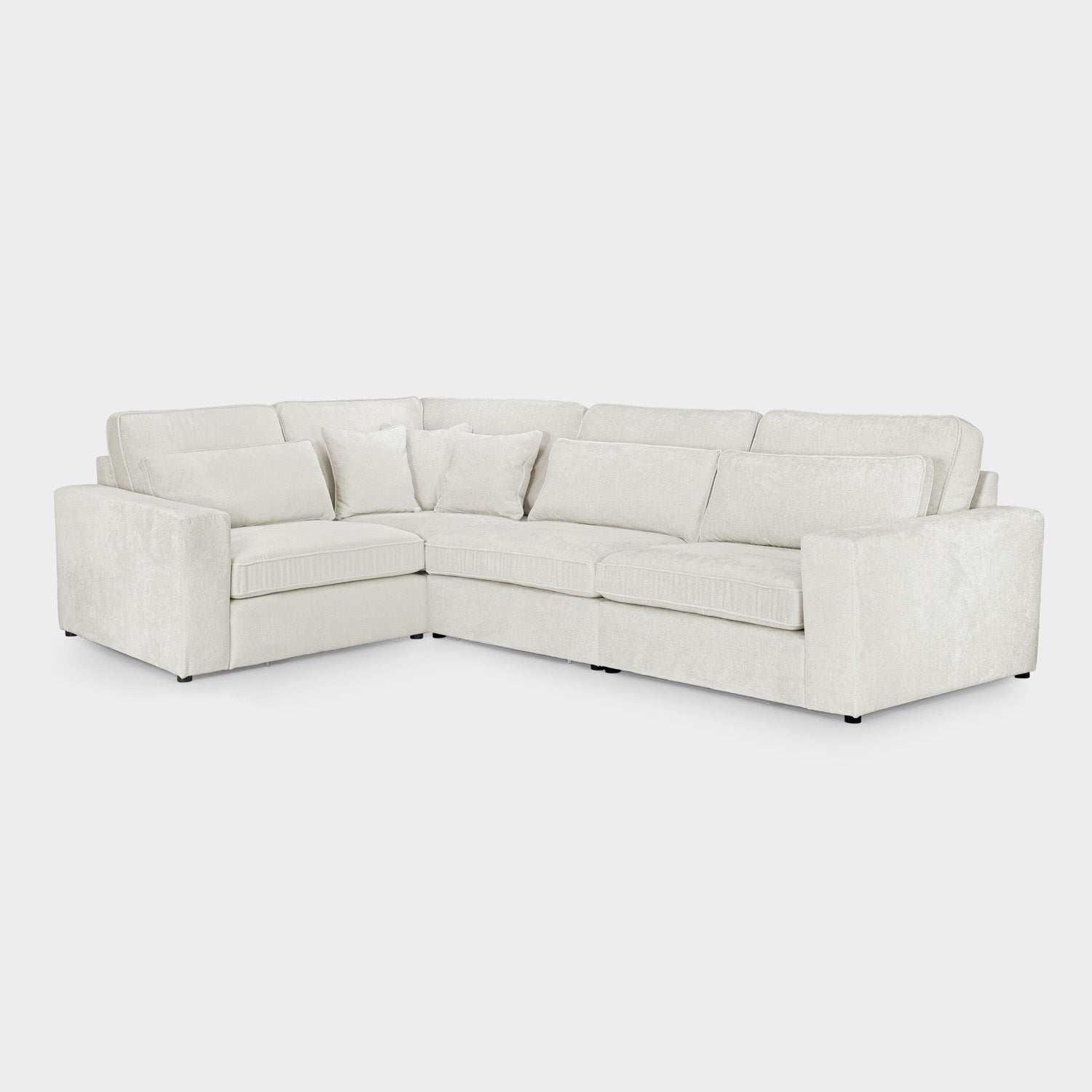 Kiana Modular Sofa Ivory Left Hand Facing Corner