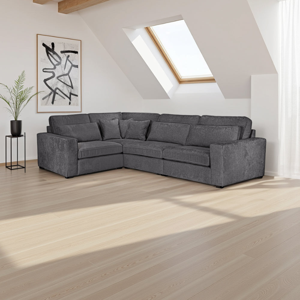 Kiana Modular Sofa Grey Left Hand Facing Corner