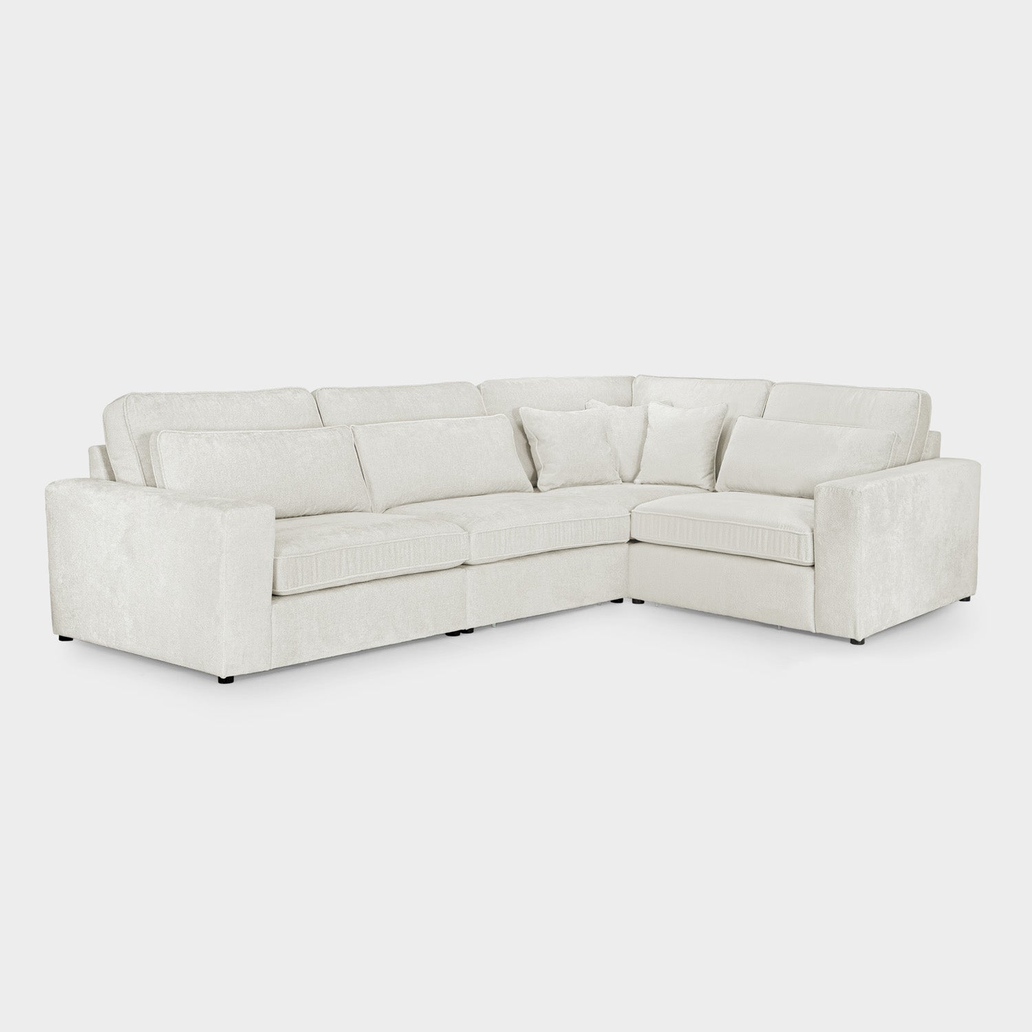 Kiana Modular Sofa Ivory Right Hand Facing Corner