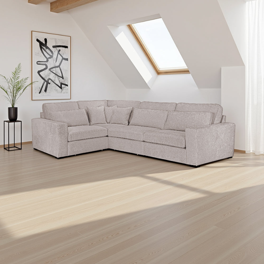 Kiana Modular Sofa Mocha Left Hand Facing Corner