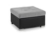 Kris Sofa Bed Black/Grey Footstool