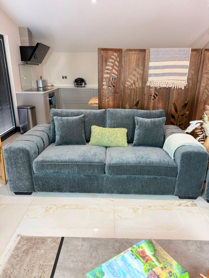 Clover Sofa Grey 3 Seater