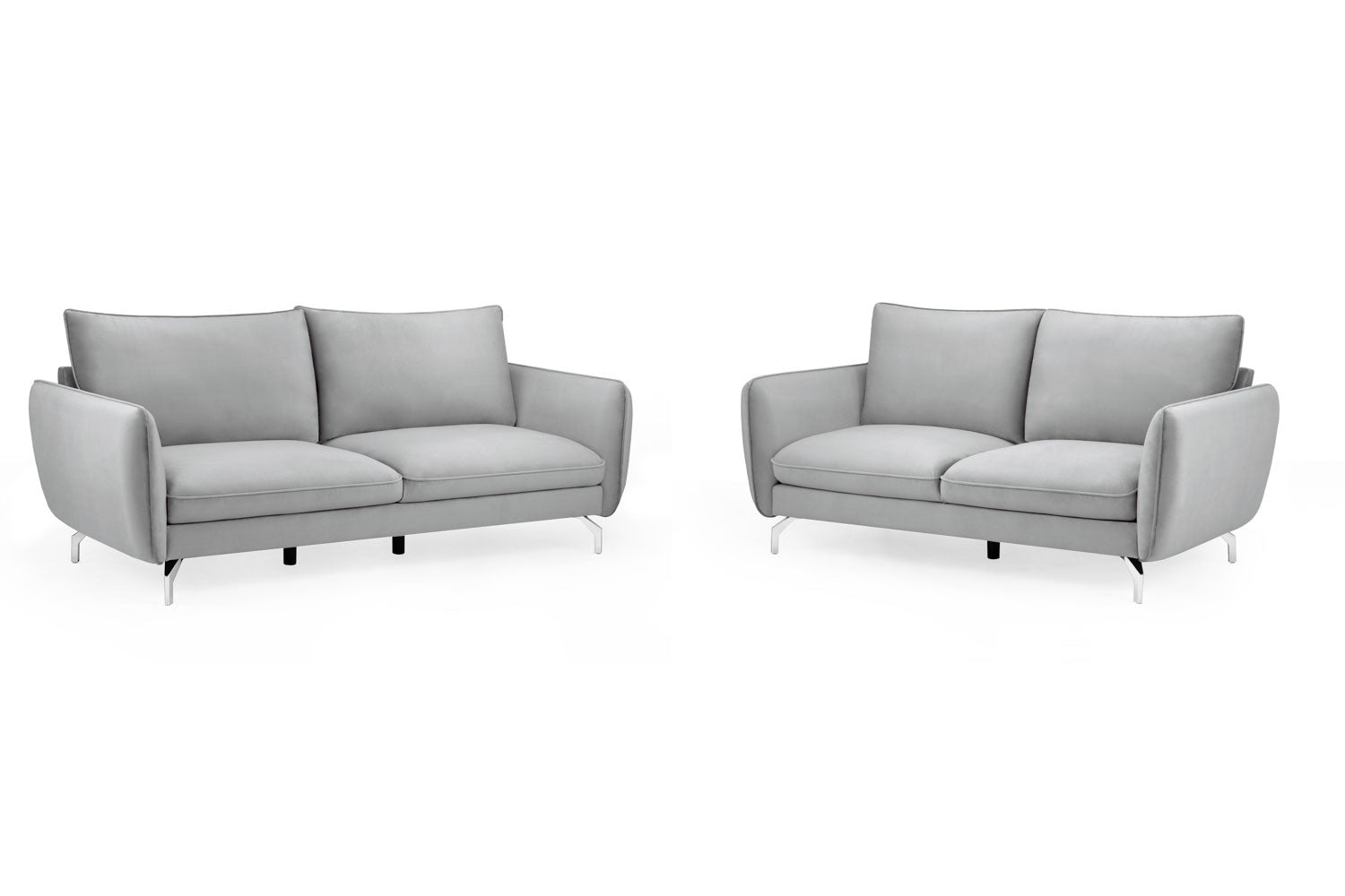 Lavard Sofa Plush Grey 3+2 Set