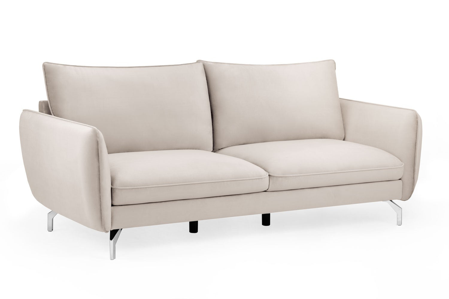 Lavard Sofa Plush Beige 3 Seater