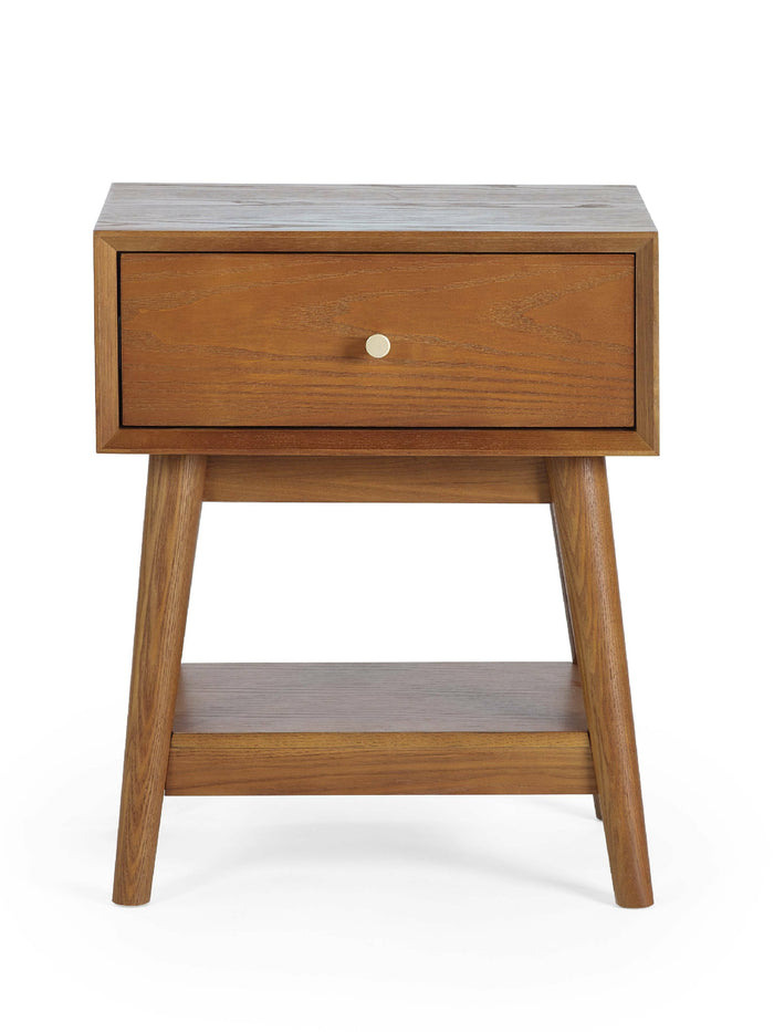Leif 1 Drawer Side Table Ash