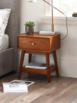 Leif 1 Drawer Side Table Ash