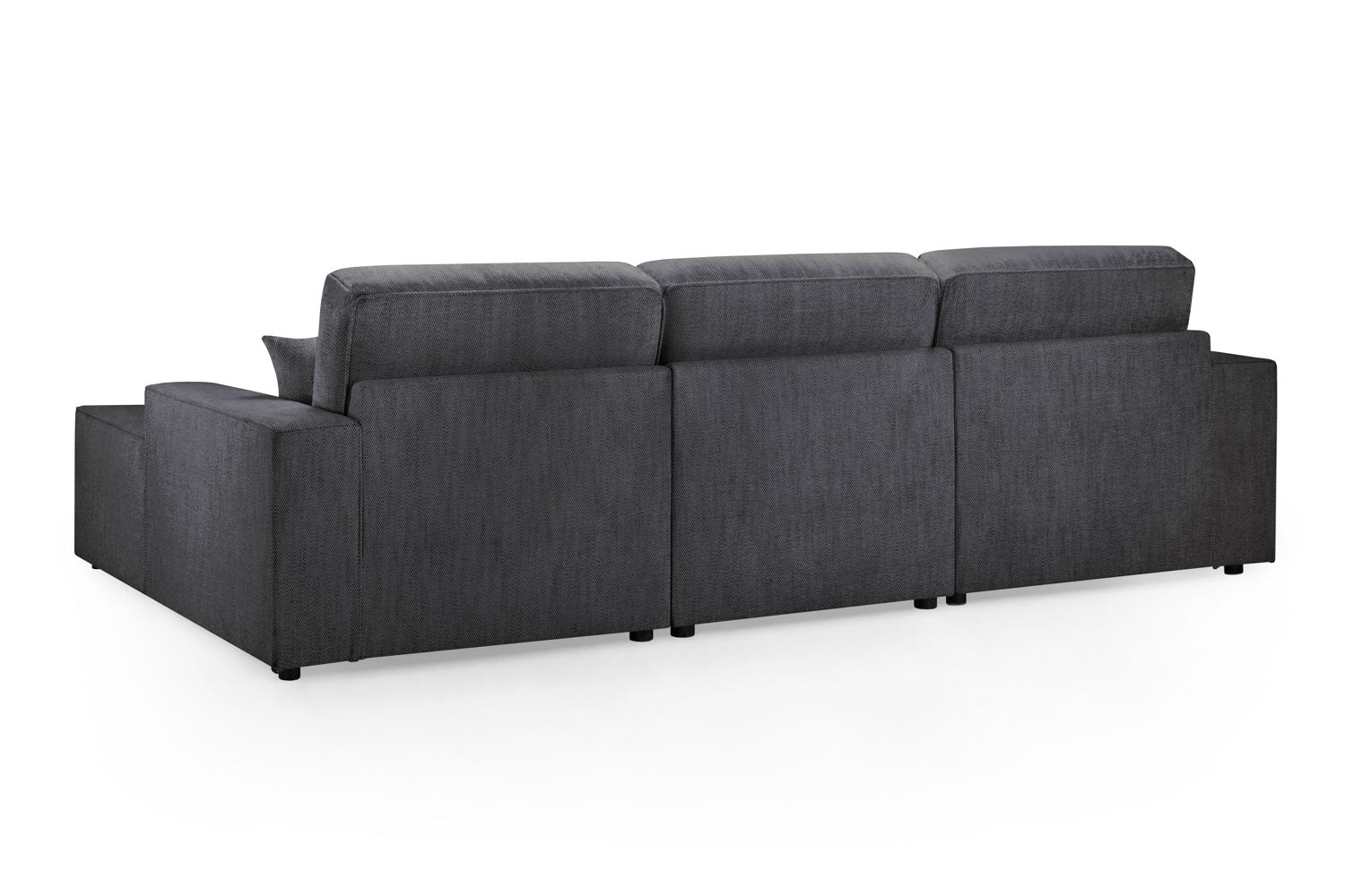 Leo Cinema Sofa Black U Shape Corner