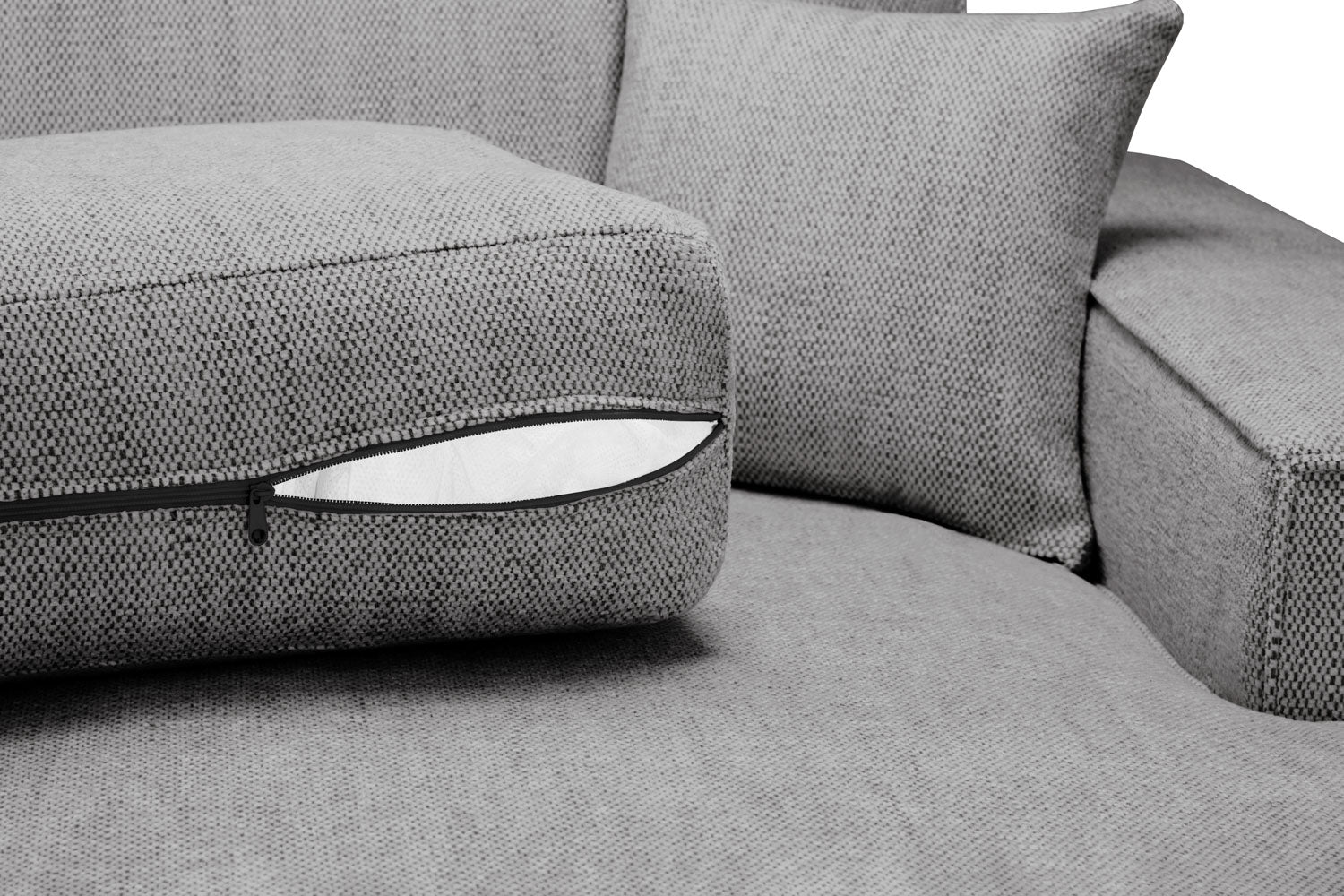 Leo Cinema Sofa Grey U Shape Corner