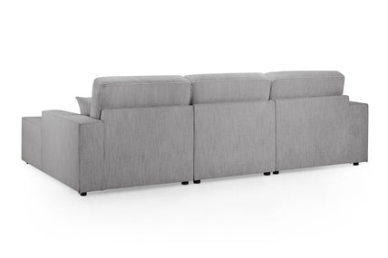 Leo Cinema Sofa Grey U Shape Corner