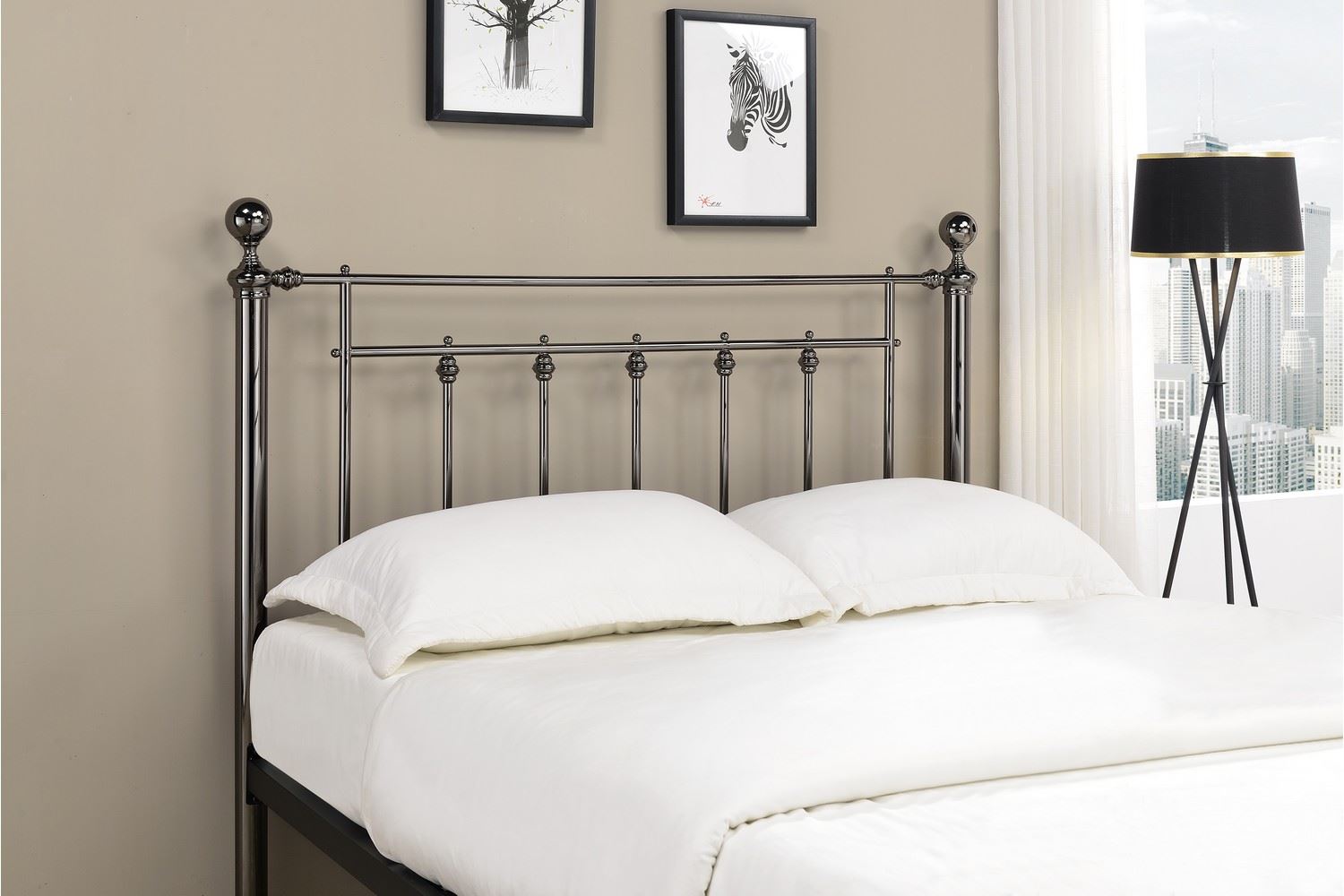 Libra Bed Frame Double Black