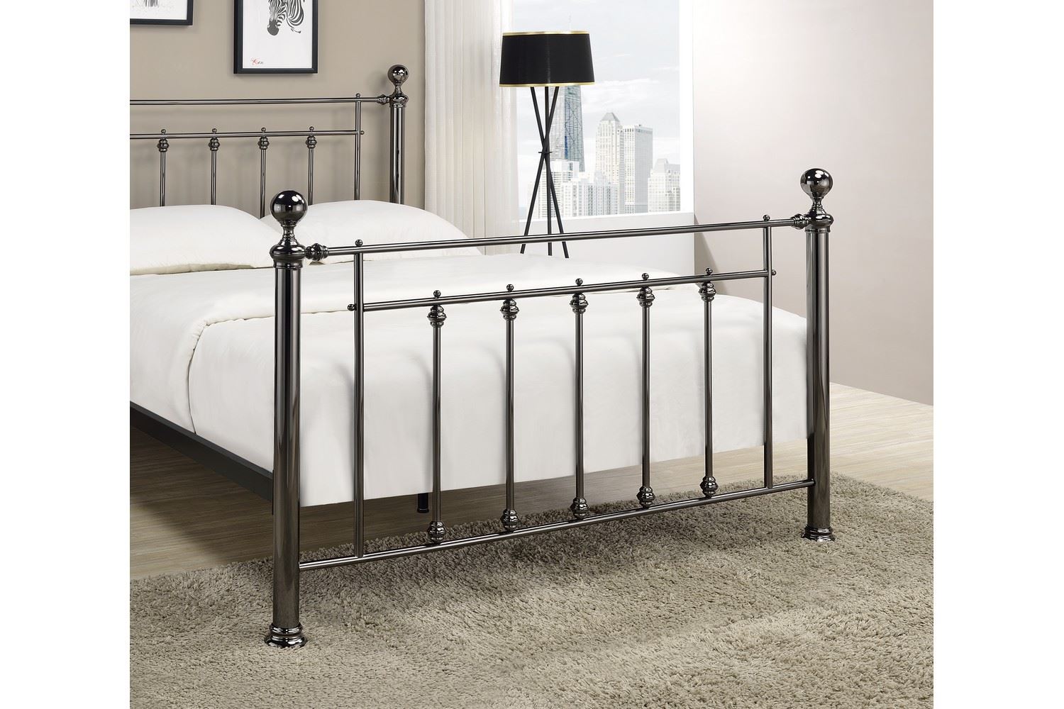 Libra Bed Frame Double Black