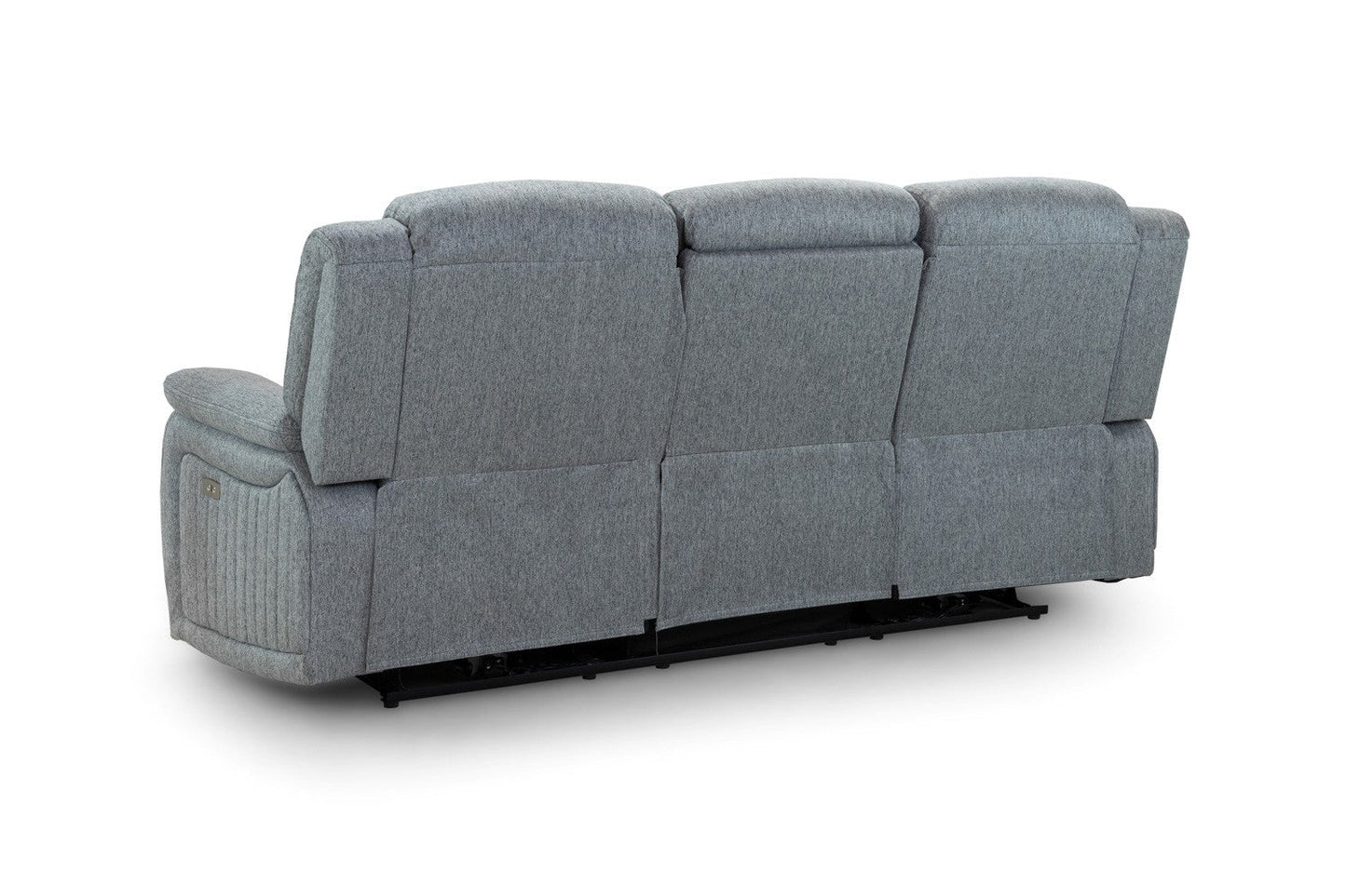 Linden Recliner Sofa Grey 3 Seater Honeypot Furniture