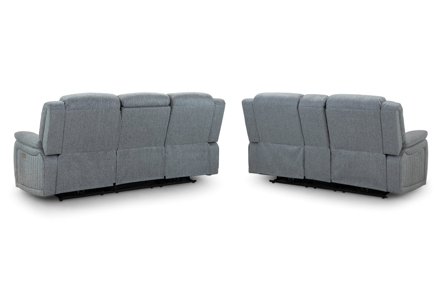 Linden Recliner Sofa Grey 3+2 Set