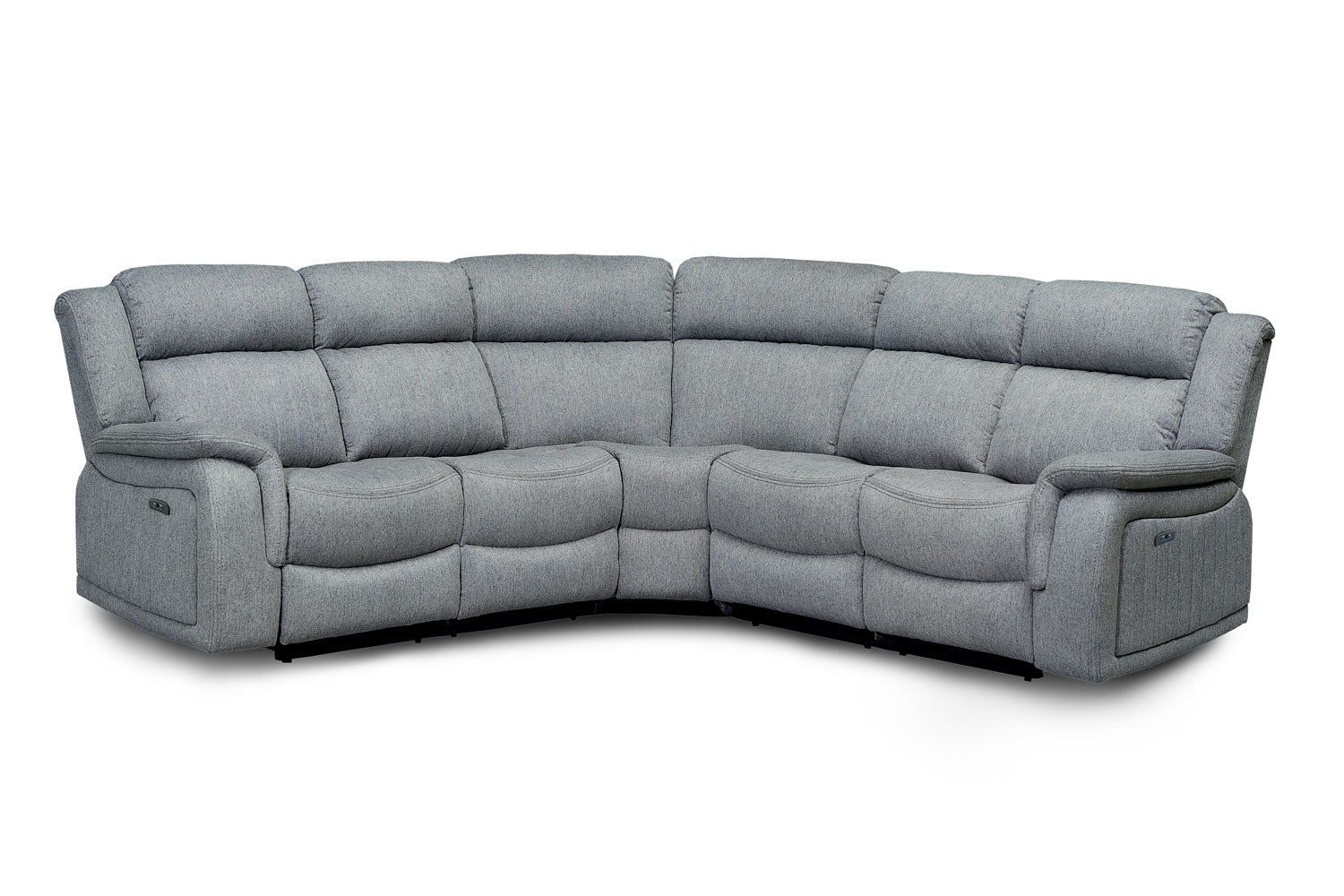 Linden Recliner Sofa Grey Large Corner