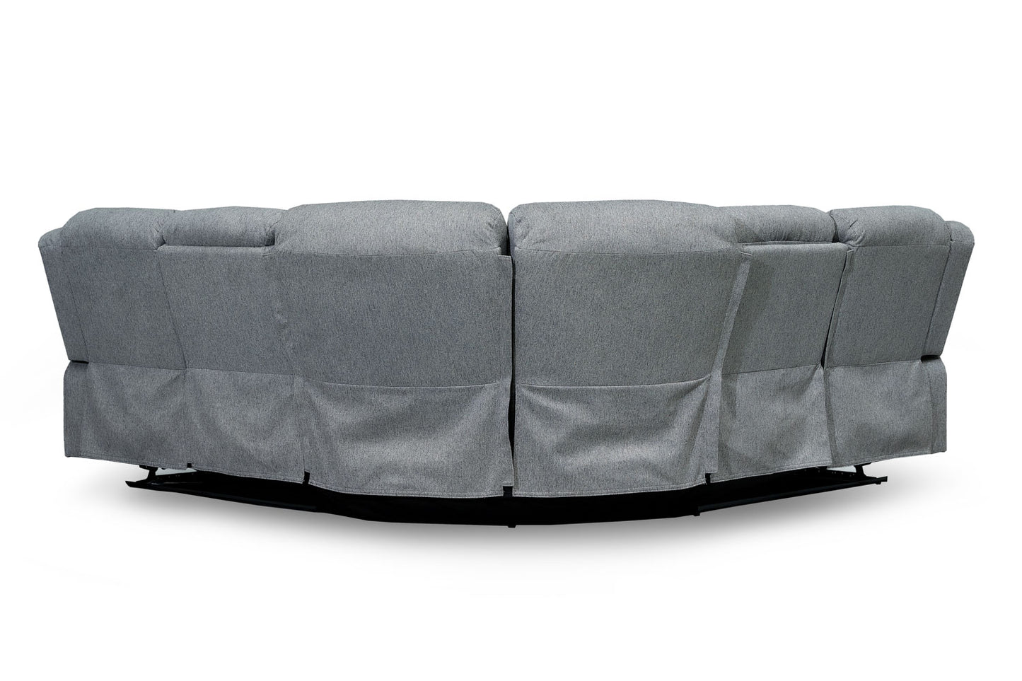 Linden Recliner Sofa Grey Large Corner