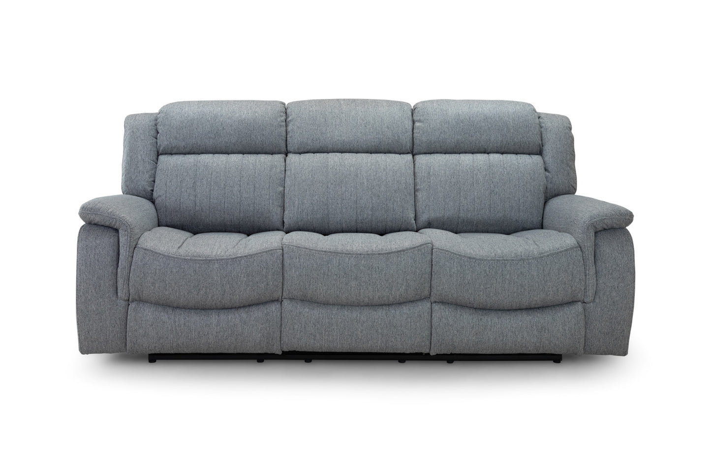 Linden Recliner Sofa Grey 3 Seater