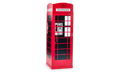 London Box Wardrobe Red
